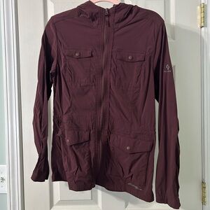 Eddie Bauer Women's Burgundy Utility Jacket